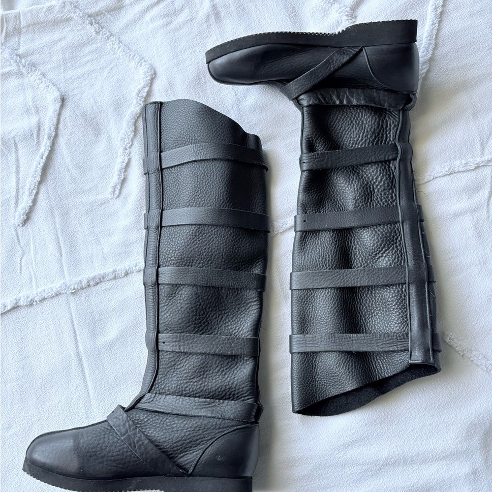 Sons of Sandler Low Buckle Leather Boots - Picture 7 of 8
